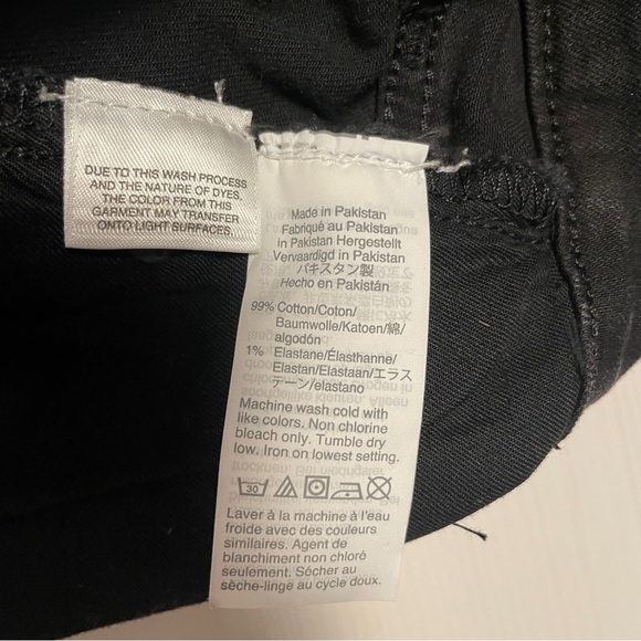 J. Crew Factory Women's High Rise Jeans Shorts in Black Size 28 NWOT - Picture 7 of 11